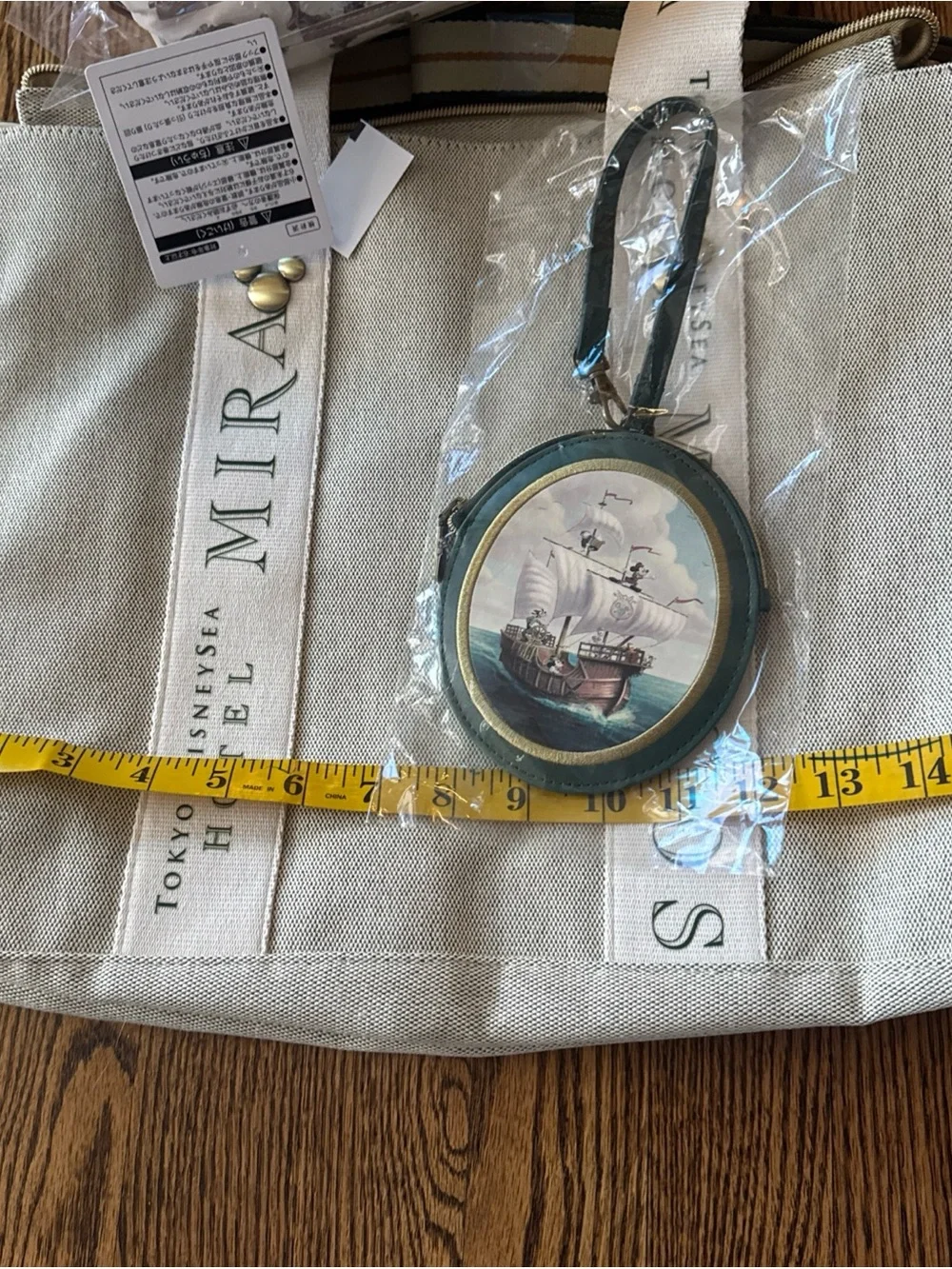 Brand New, In Hand Tokyo DisneySea Miracosta Tote Bag Set Disney